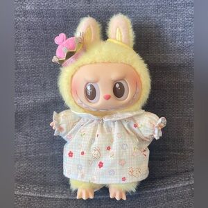 Yellow Bunny Plush Toy with Dress